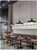 Retro Industrial Wrought Iron Pendant Lamp - Minimalist Style for Bars, Hotels, and Restaurants