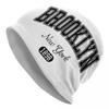 Brooklyn New York Unisex Adult Beanies Caps Knitted Bonnet Hat Warm Fashion Autumn Winter Outdoor Skullies Hats