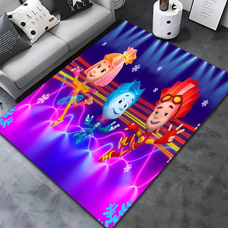 The Fixies Carpet Rug For Living Room Bedroom Home Sofa Decoration Kids Play Nonslip Floor Mat