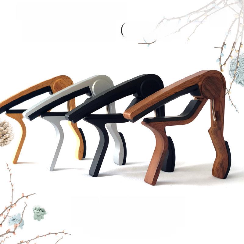 Holzmaserung Gitarren-Kapodaster - Mittlerer Greifer Gitarrenzubehör