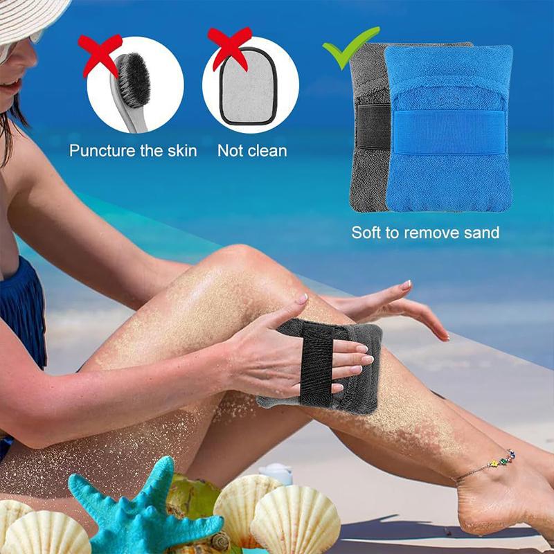 Outdoor Beach Sand Removal Bag Sand Remover For Sand Removal Beach Holiday Camping Remove Sand Dust Towel Scrubby Towel