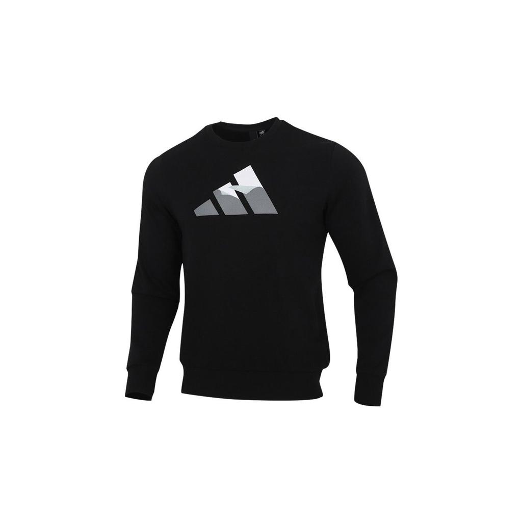 Adidas Sports Crewneck Sweatshirt Men Tops Black GR6957