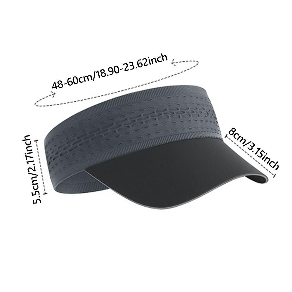 Multicolor Sweat-absorbing Hairband Quick-drying Sports Cap Creative Sunscreen Cap Men Women