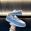 Shoes men's new retro old money style loafers Korean version versatile simple summer casual one-pedal non-slip espadrilles