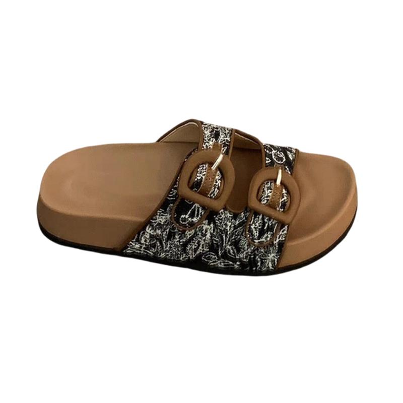 Flats Slippers Women Summer Cozy Shoes Dress Sandals New Casual Slides Woman 2025 Flip Flops Trend Walking Zapatos Femme