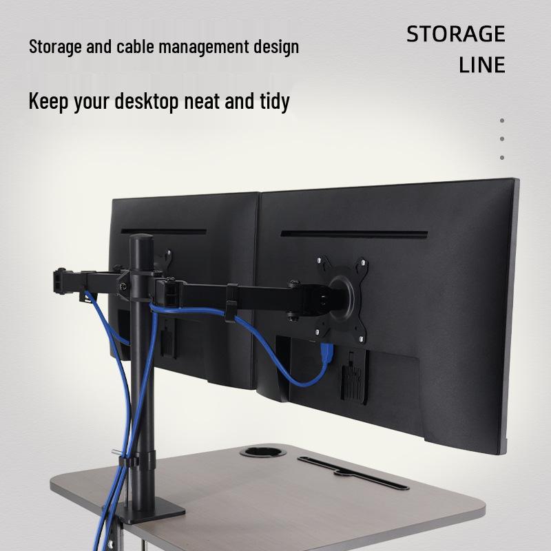 Senmi Dual Screen 32-Inch Rotating Monitor Stand with Mechanical Arm