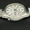 GEBRAUCHTE VINTAGE SEIKO 5 AUTO 6309A JAPAN HERREN TAG/DATUM SILBERUHR 588c-a313918-9