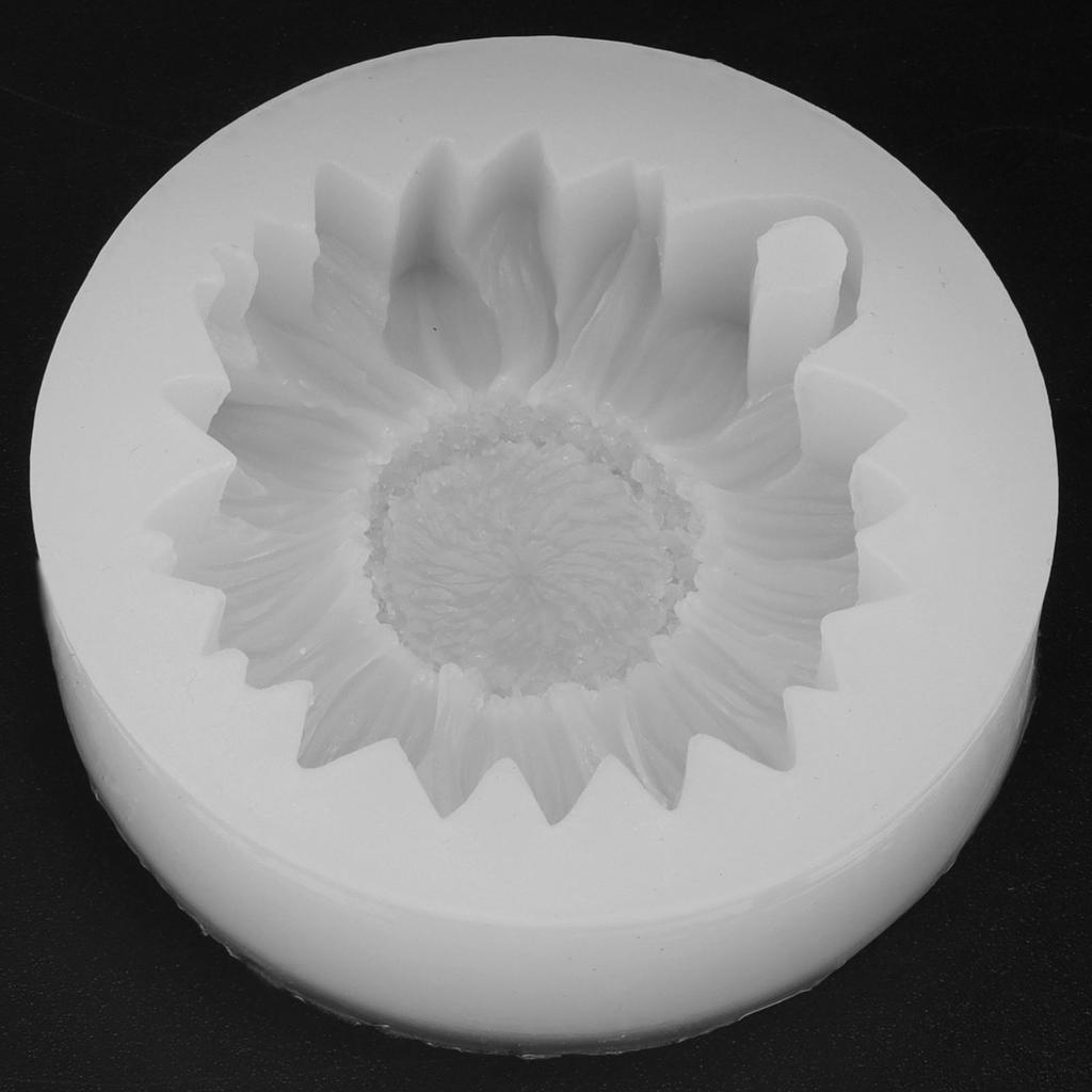 Slunečnicové Fondantové Formy na Dorty Květinové Fondantové Pečicí Formy na Dorty pro Baby Shower Dorty Cupcakes Bílé