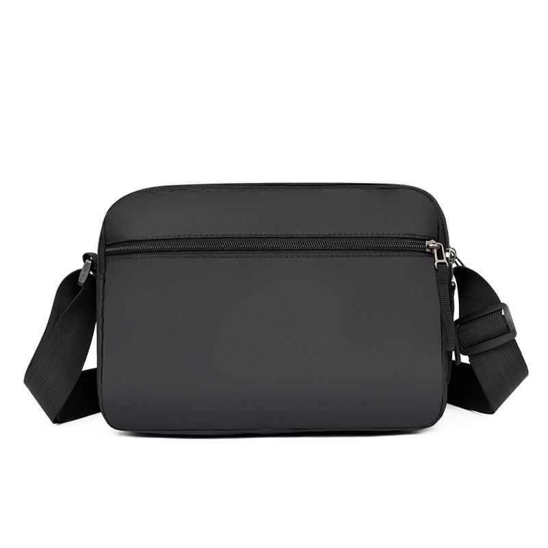 Borsa a tracolla leggera da uomo multistrato in nylon, alla moda, casual, per viaggi d'affari, resistente, con tracolla rimovibile