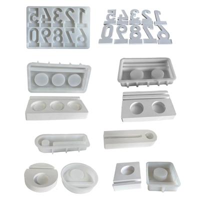 Silicone Ornament Moulds Candle Holder Mold Candlestick Molds Silicone Craft Mould Suitable for Making Candle Holder