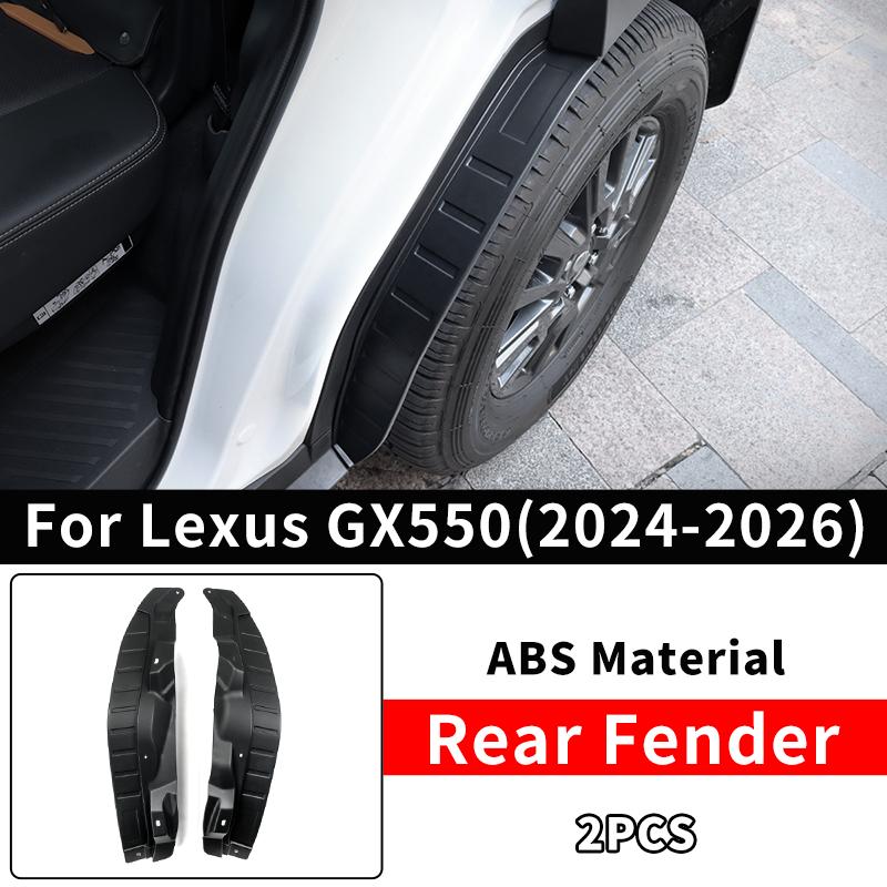 For Toyota 2024 2025 2026 Land Cruiser 250 Prado LC250 Rear Mud Flaps Plastic Anti-Splash Accessories Mudguards Upgrade Parts