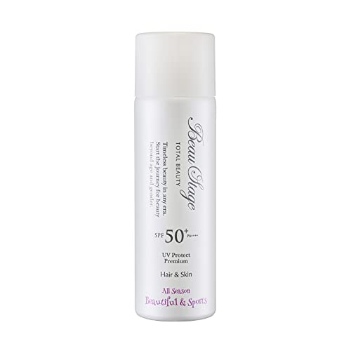 

Aderans ViewStage UV Protect Premium SPF50+ PA++++ (80g) UV Spray, Scalp Sunscreen, Hair, Face, and Parting, Fragrance-Free, Additive-Free, Made in Ja