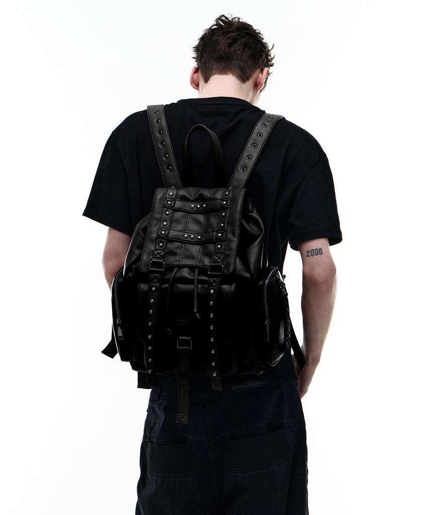 Opus 0012 Op. 10Vlad Studded Backpack Black