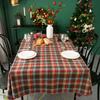 Party Wedding Checked Square Dining Tablecloths Tablecloth Table Cover Christmas Decorations