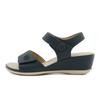 European And American New Summer Outdoor Leisure Button Simple Heel Beach Sandals Comfortable Mother Shoes Soft Leather