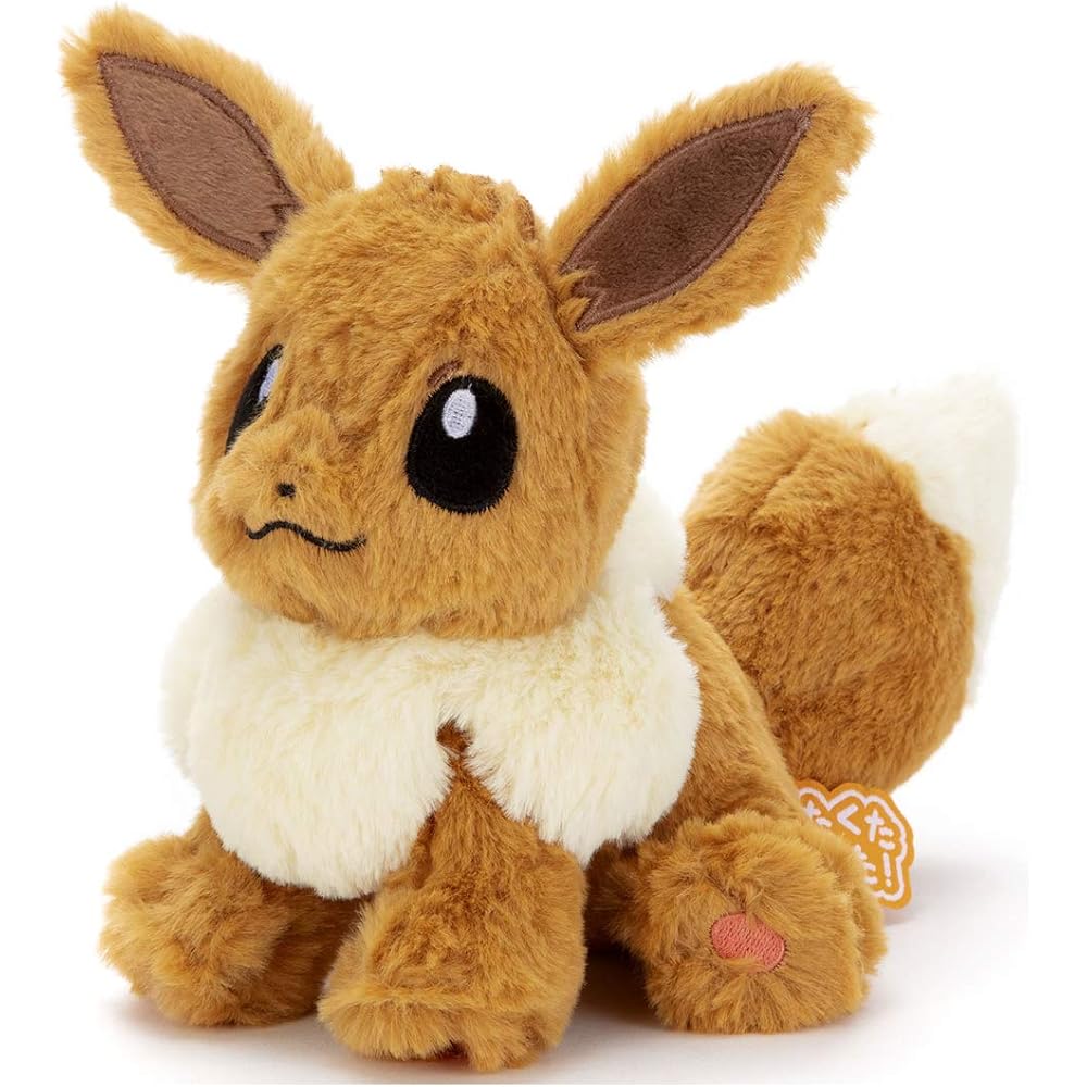 Takaratomy A.R.T.S Pokemon Plush Toy Eevee 16cm Soft Stuffed Animal Small
