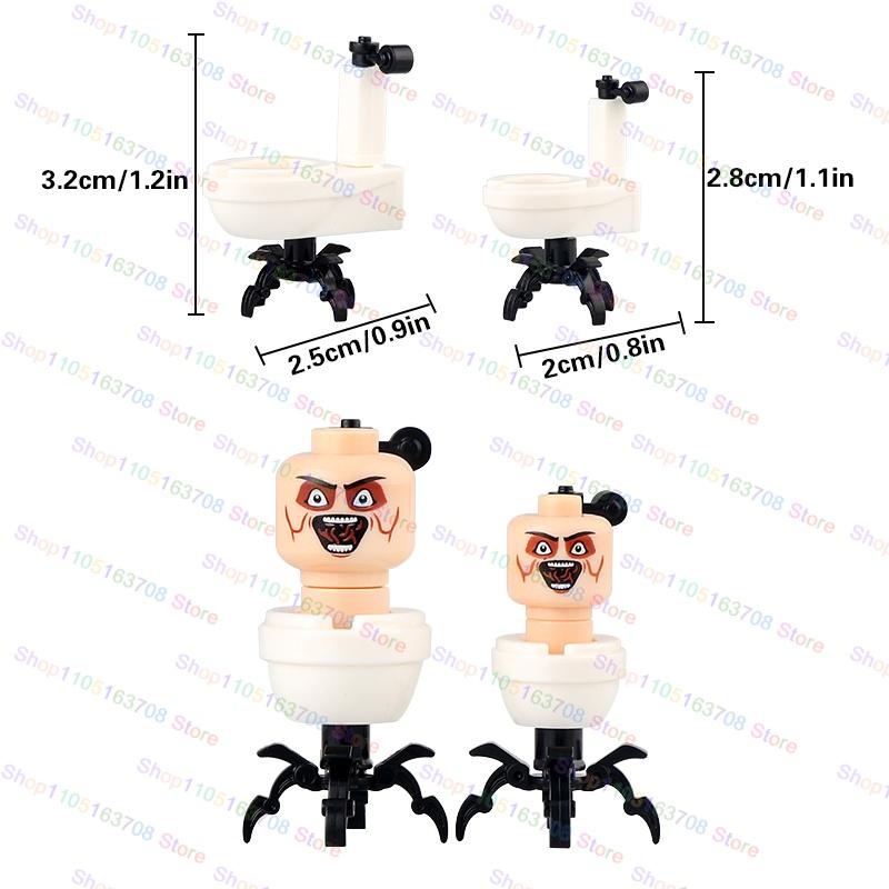 High-Quality Moc High-Quality Skibidi High-Quality Toilet High-Quality Man High-Quality Anime High-Quality Cartoon Construction Pieces Small