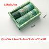 8 Styles DIY Decorative Scrapbooking Masking Tape Adhesive Label Stickers Tape Flower Leaves Washi Tape 12 Rolls/Set