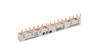 Szyna zbiorcza 4P 63A 10mm2 widełkowa 3P+N (8 modułów) EVG-4PHAS/8MODUL 215644