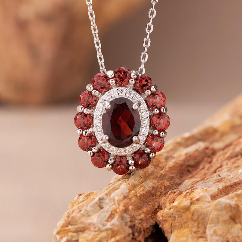 Natural Colored Jewelry Aquamarine Topaz Amethyst Citrine Stud Earrings S925 Silver Light Luxury High Sense