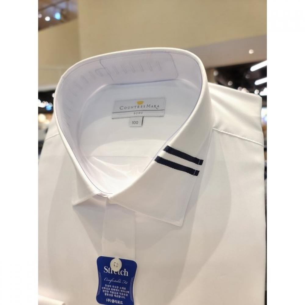 Countess Mara 23ss Slim Fit Long Sleeve Stretch Cotton Shirt
