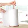 Stainless Steel Kitchen Roll Paper Towel Holder Bathroom Tissue Stand Dining Table Vertical Napkins Rack Kitchen Storage Shelf