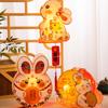 Cartoon Mid-Autumn Rabbit Lantern Chinese Style LED Lantern Toys  Good Luck Gift