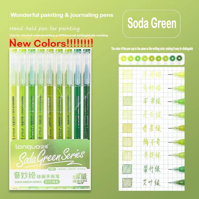 Languo 216 Colori Penna Manuale Multicolore 1,0 mm Colore Morandi Set di Penne Gel e Pennarelli Cancelleria Ufficio Forniture Scolastiche