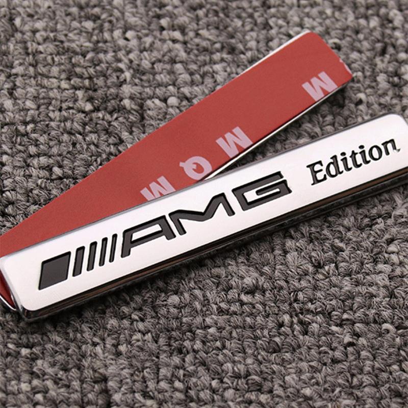 2025 Heiß 1 Stück Metall Autoaufkleber Emblem Abzeichen Auto Aufkleber Zubehör für Mercedes Benz AMG E S C A B Klasse GLE GLS CLS GLC CLA G