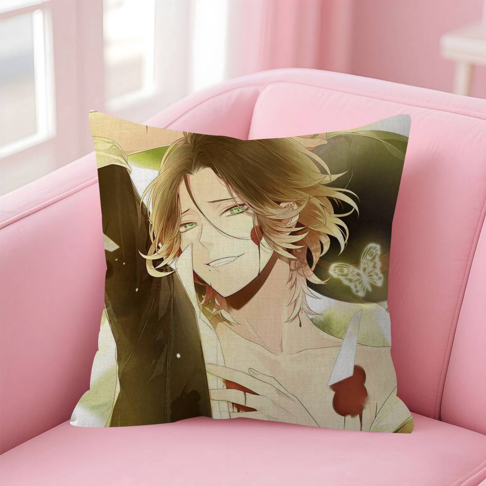 Anime Diabolik Lovers Pillow Cushion Cover Pillowcase Living Room Sofa Home Decor