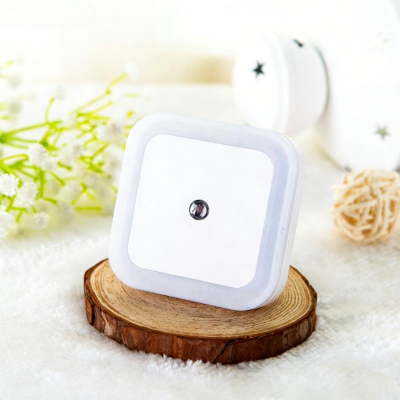 Plug Powered Led Night Light Mini Square Night Lights for Children Living Room Bedroom Corridor kid room Bathroom Lighting Lamp