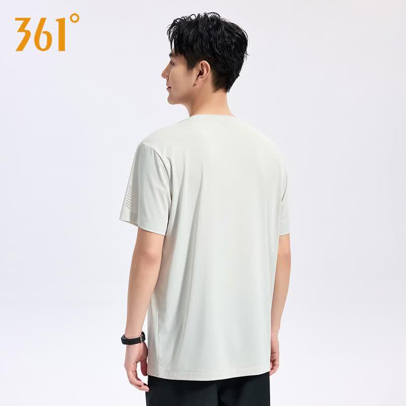 361° Men's Quick-Dry Cooling Anti-Bacterial Round Neck Sport T-Shirt
