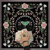 Divinations Tablecloth Butterfly Flower Astrologys Tarot Cards Tablecloth Altars Cloth Divinations Board Game Accessory