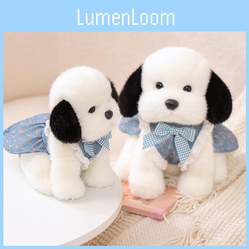 Cute Dog Plush Toy Soft Stuffed Animal For Girls Sleep Cuddle Pillow Gift Idea