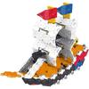 Yoshiritsu LaQ Hamacron Constructor Ship Set 420 Pieces + 12 Special Pieces Building Toy