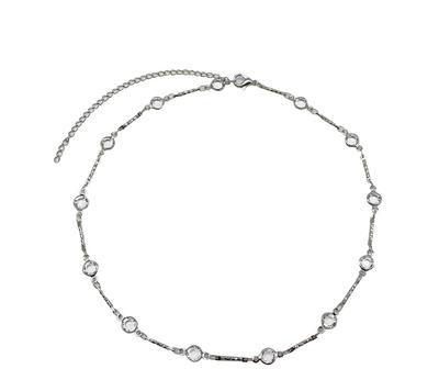 Clear Design Necklace with Stray Felix Silver Korean Korean Ulzzang [AREUM] Kids' Motif, Color, Sparkling, Style, Idol,