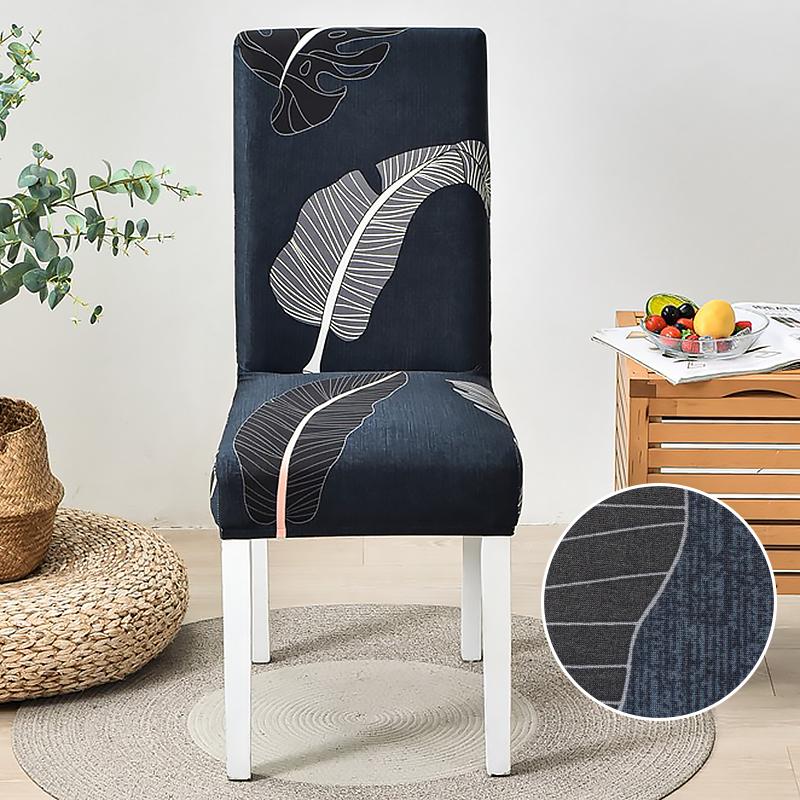 Dining Chair Slipcover,High Stretch Removable Washable Chair Seat Protector Cover for Home Party Hotel Wedding Ceremony 4/6pcs