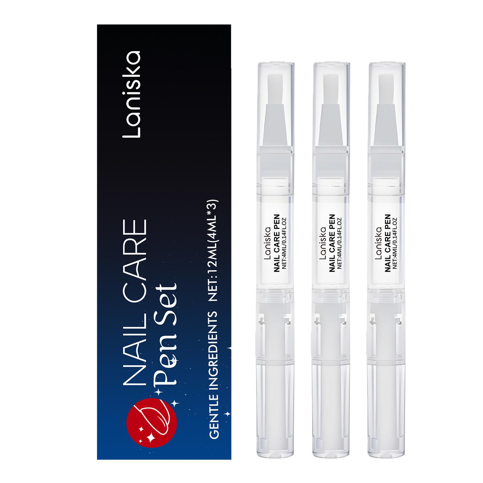 LANISKA Gentle Nail Care Pen: Clean, Moisturize & Shine Hand & Foot Nails on the Go.