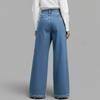 Ladies'  Color Spring And  Fashion Trend Button Pocket Jeans Pants