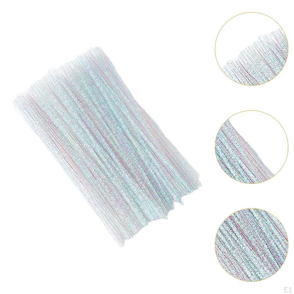 500Pcs Chenille Stem Pfeifenreiniger Bastelbedarf Basteln Kinder Pädagogisches Spielzeug Twist