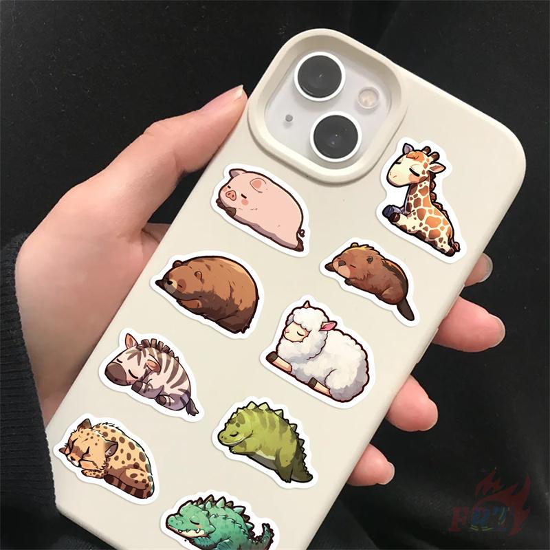 500Pcs/Roll Sleeping Animals Series 02 Kids Rewards Stickers - DIY Scrapbooks Album Decor Sealing Label Decals
