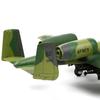 NUOTIE Attack Thunderbolt II Assembled Die Cast Metal Aircraft Model Kit Replica Military Display Collection 1/100 A-10 (Warthog)