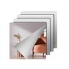 Clear reflection thick acrylic mirror sticker shatterproof safe rounded corners DIY for rental homes and dormitories