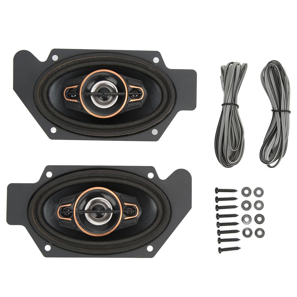 1 Pair 3x5in 2 Way Coaxial Speakers 4 Ohm  Professional Car Tweeter 12V Universal for Car Audio Systems