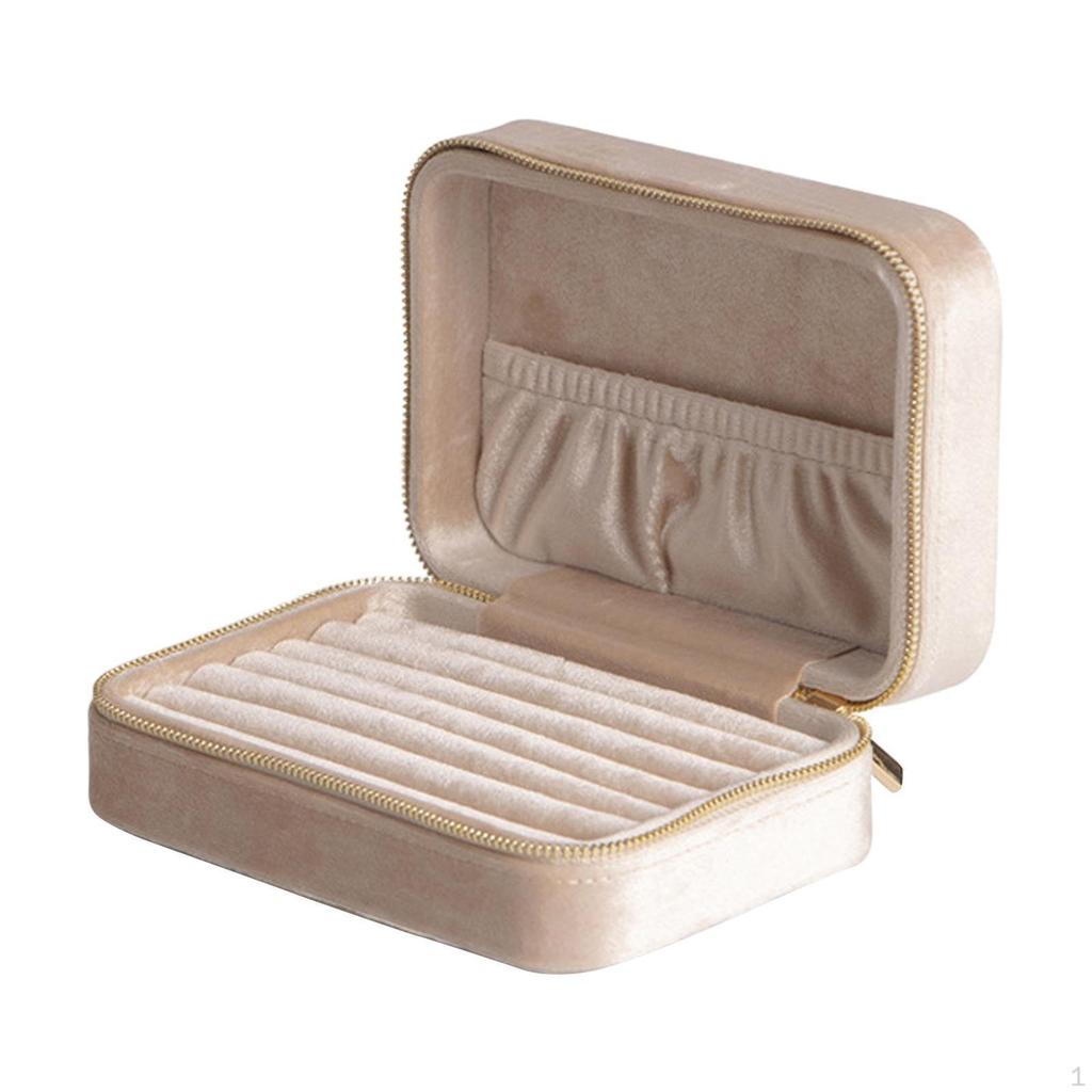 Compact Jewelry Storage Box for Bracelets Travel Gift Christmas