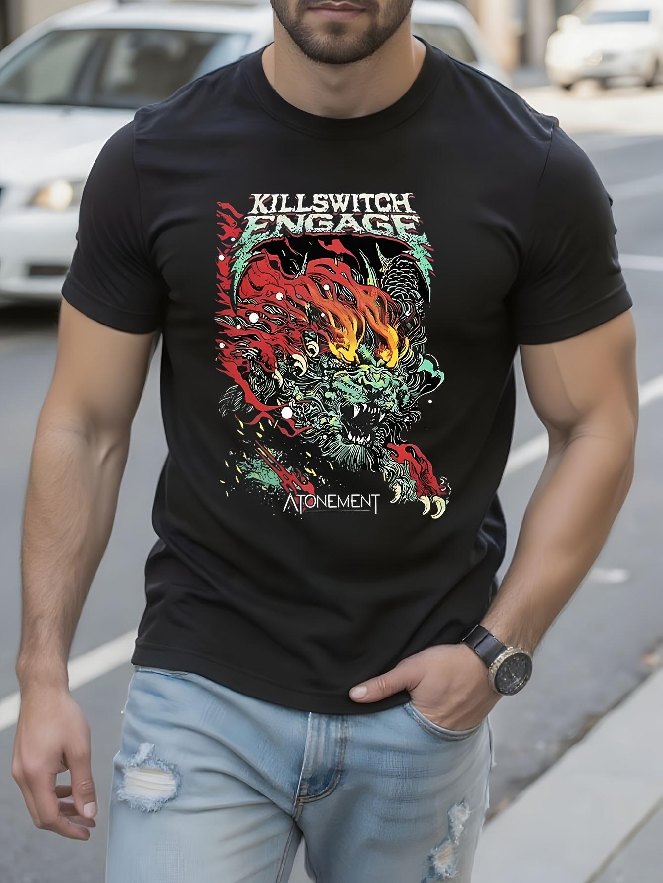 Killswitch Engage Graphic Tshirt - Black Band Logo Tee wi... S