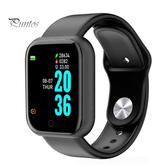 D20 Kompatybilny z Bluetooth Zegarek Smartwatch Zasilany Akumulatorowo Kalorie Tętno Monitor Snu