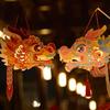 Chinese Style Dragon Head Lantern Glowing Luminous Handheld Lanterns DIY Lantern  Kids Gifts