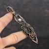 Copper Seraphinite Pendant Copper Wire Wrapped Pendant Rainbow Moonstone Pendant Handmade Copper Wire Jewelry Gift For Her Gemstone Jewelry
