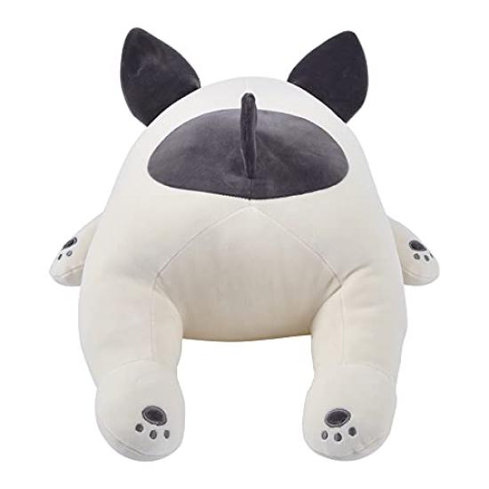 Livheart Körperkissen Premium Nemunemu Tiere Französische Bulldogge Buble Große Größe Länge Flauschiges und Quetschbares Plüschtier Körperkissen Geschenk (Gesamt 66cm)